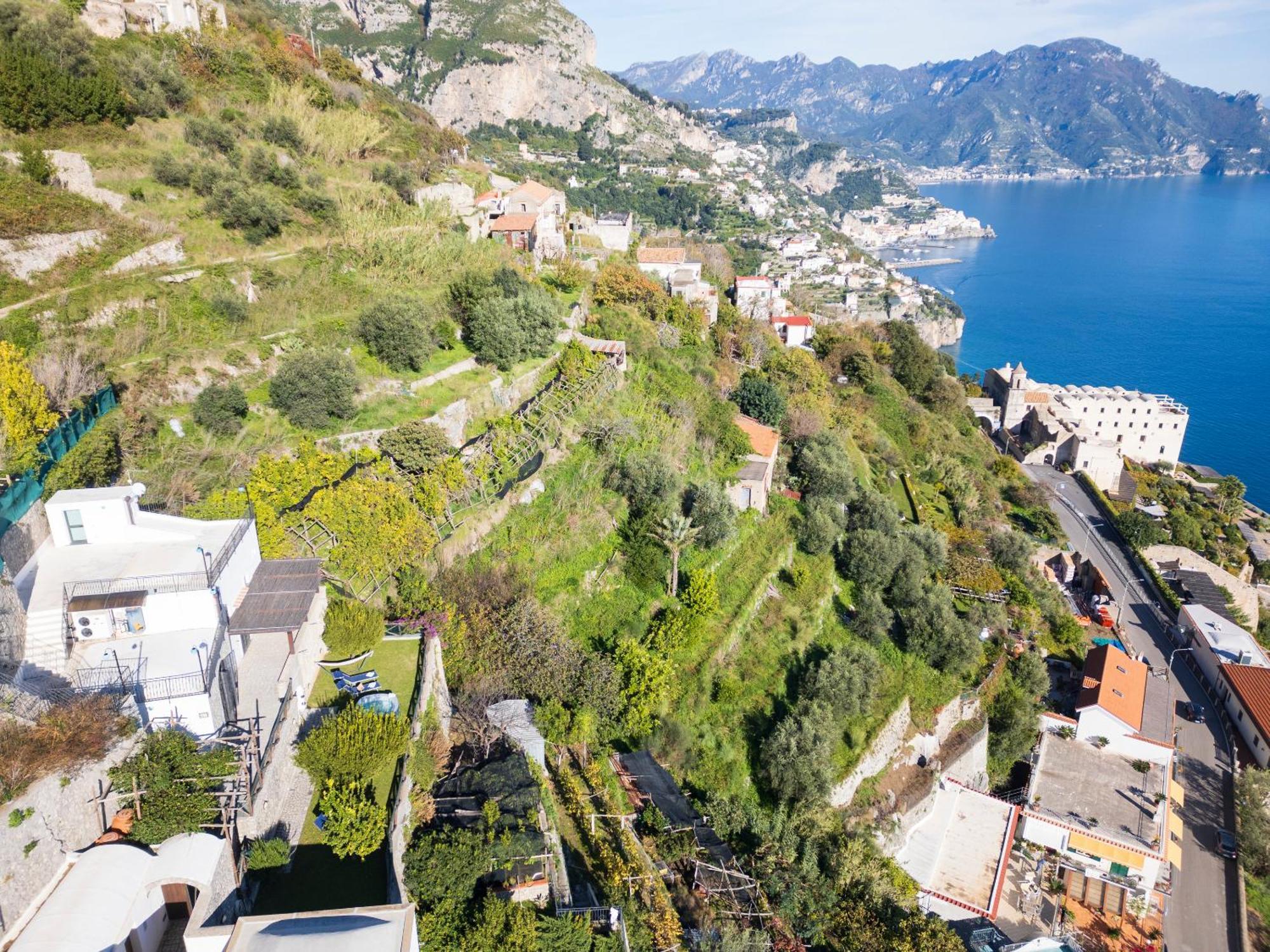 La Cascina - Villa Nenno Conca dei Marini Dış mekan fotoğraf