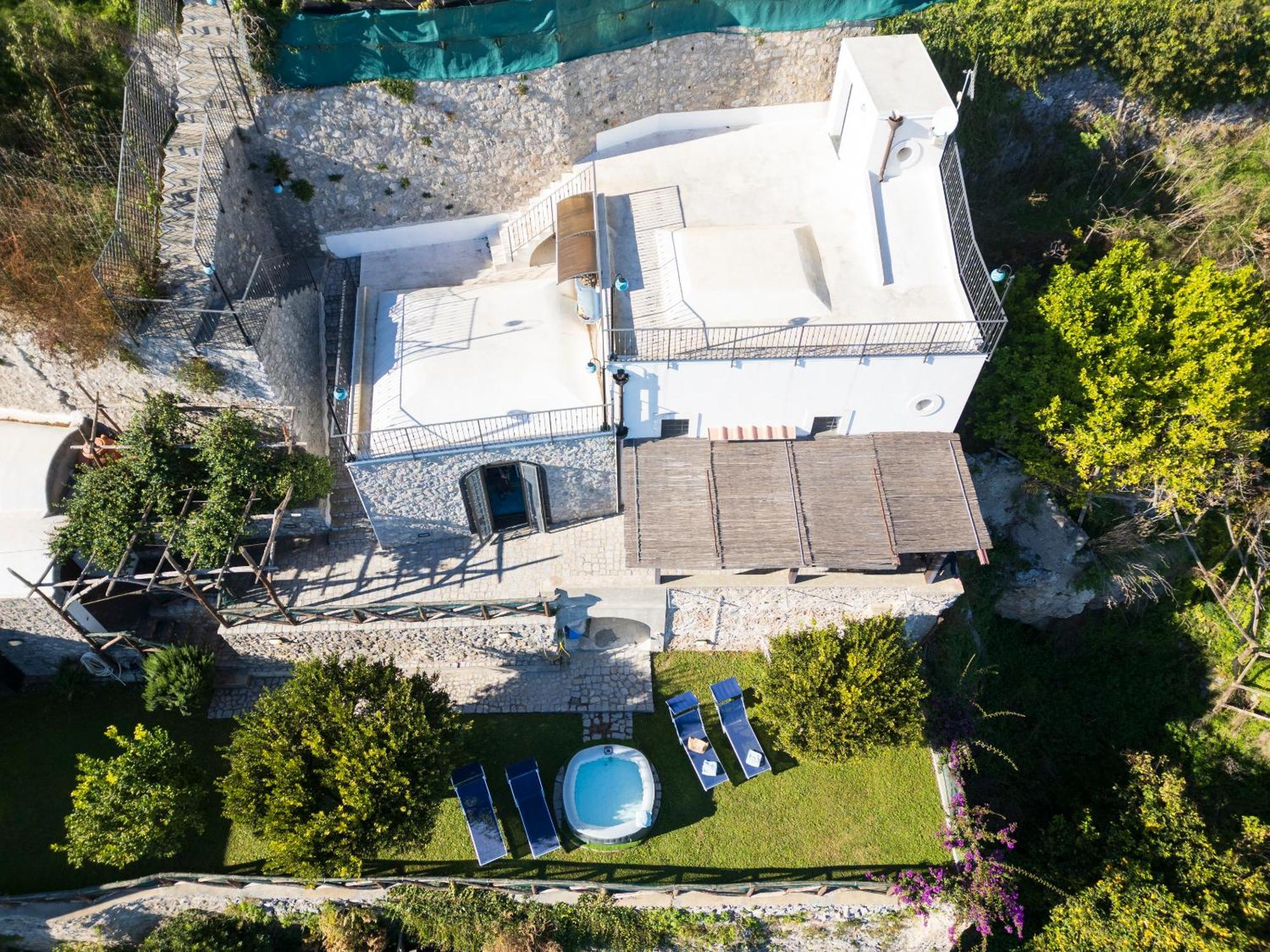 La Cascina - Villa Nenno Conca dei Marini Dış mekan fotoğraf