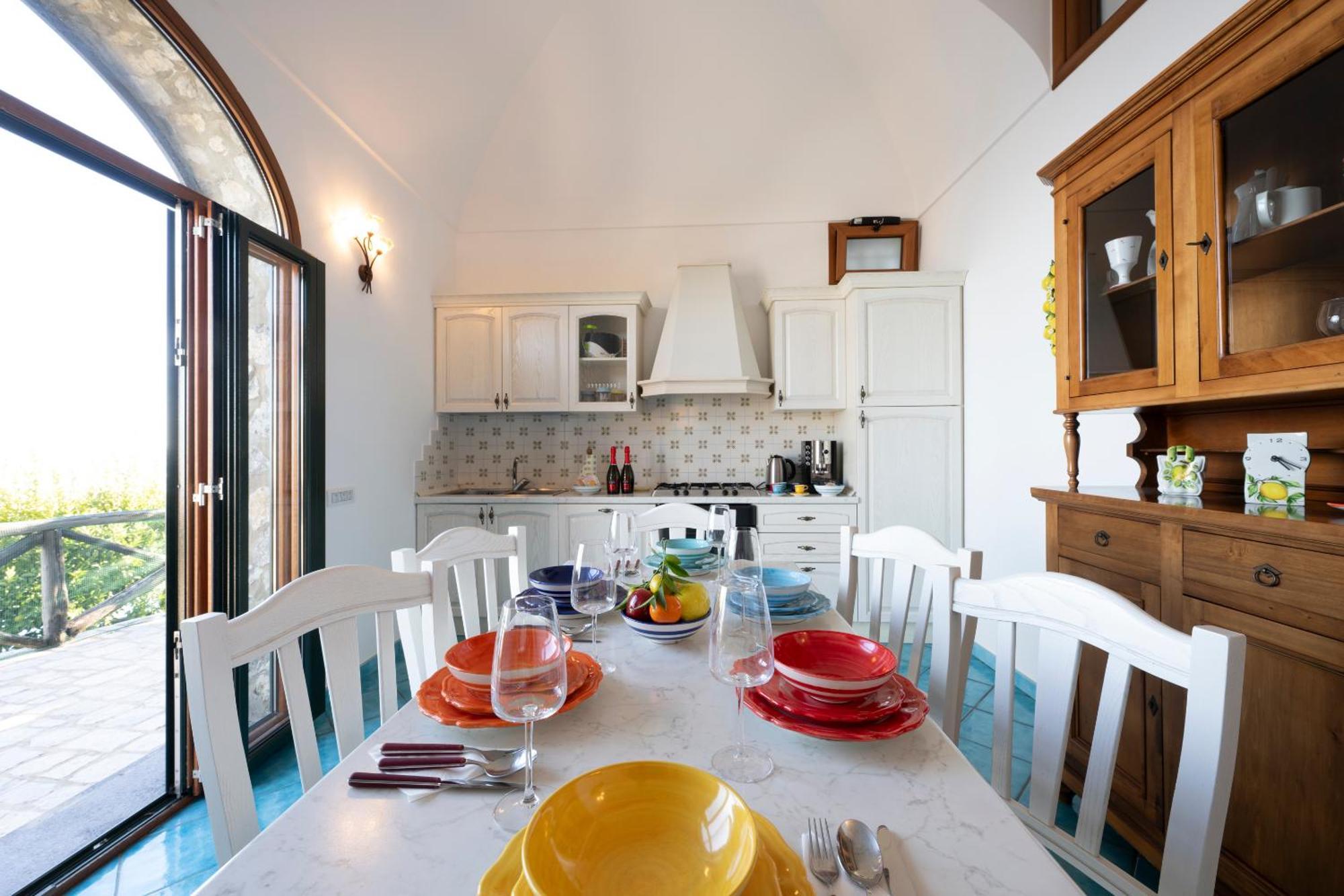 La Cascina - Villa Nenno Conca dei Marini Dış mekan fotoğraf